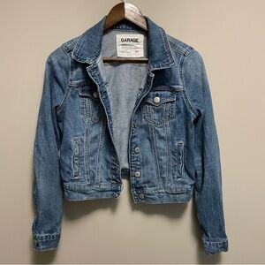 Garage Classic Light Blue Denim Jean Jacket Women’s Medium